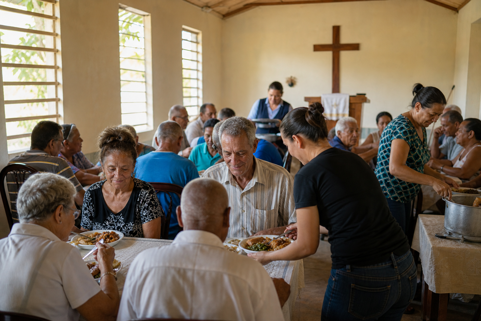 Almuerzo comunitario