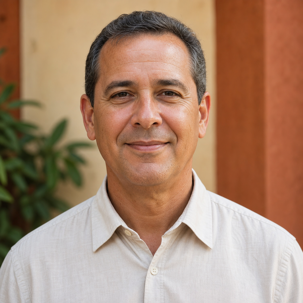 Retrato del pastor de Iglesia Bautista Bainoa